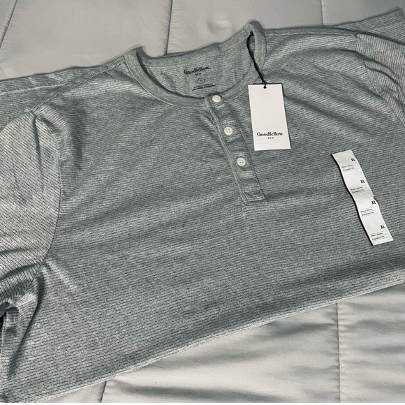 Goodfellow Button Tee - Picture 1 of 3